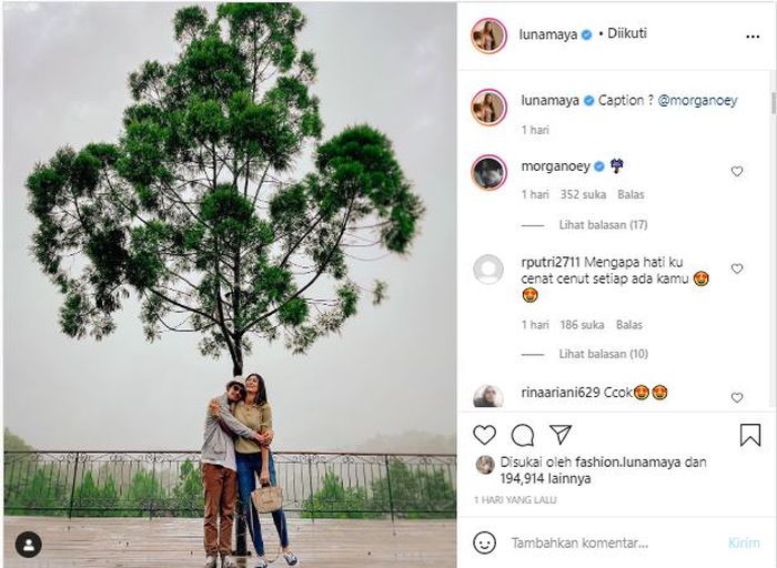 Postingan Luna Maya