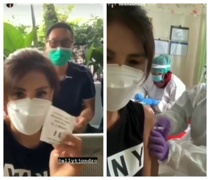 Crazy Rich Helena Lim pamer Sudah Dapat Vaksin Covid-19 Duluan.