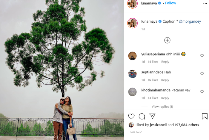 Luna Maya dan Morgan Oey