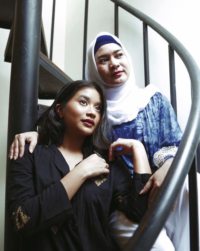 Ikke Nurjanah dan putri tunggalnya, Siti Adira Kania