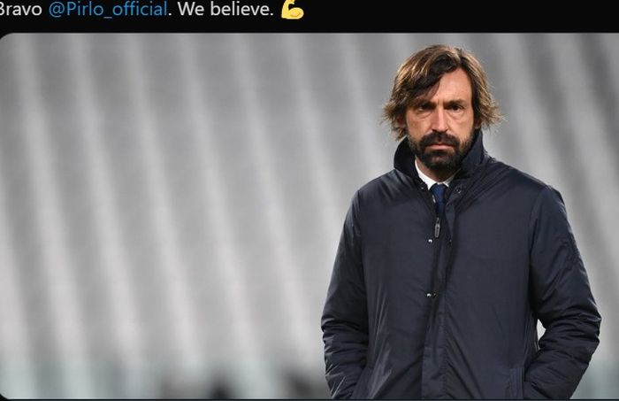 Pelatih Juventus, Andrea Pirlo.