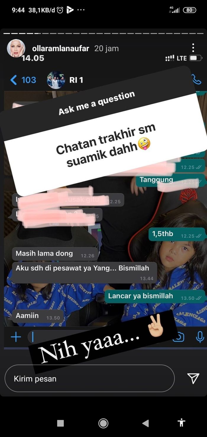 Olla Ramlan membongkar percakapan terakhirnya dengan sang <a href='https://medan.tribunnews.com/tag/suami' title='suami'>suami</a>, <a href='https://medan.tribunnews.com/tag/aufar-hutapea' title='Aufar Hutapea'>Aufar Hutapea</a>.