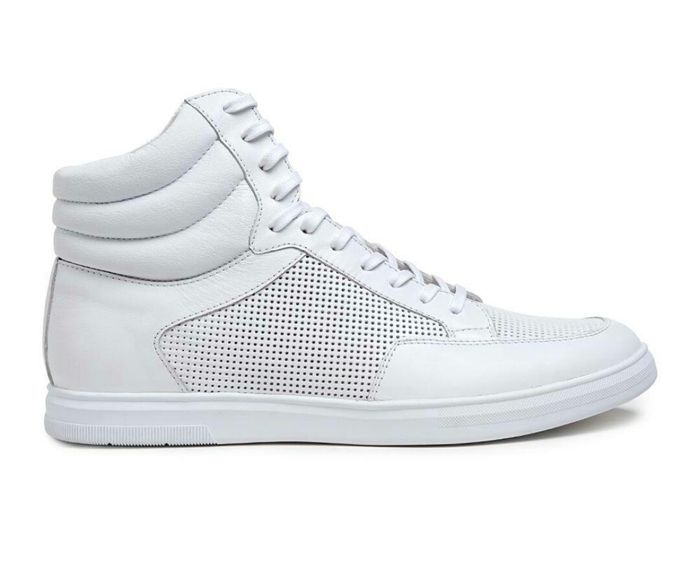 high top sneaker white