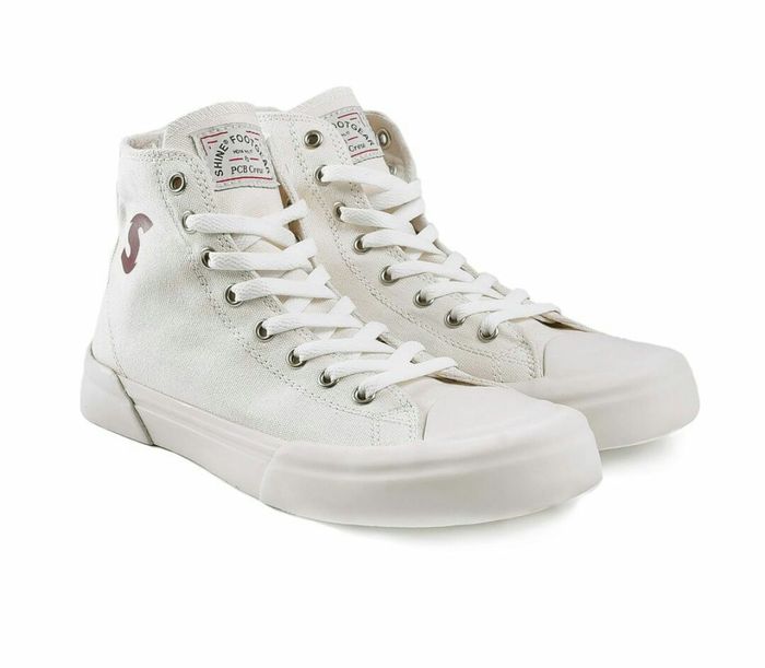 high top sneaker white