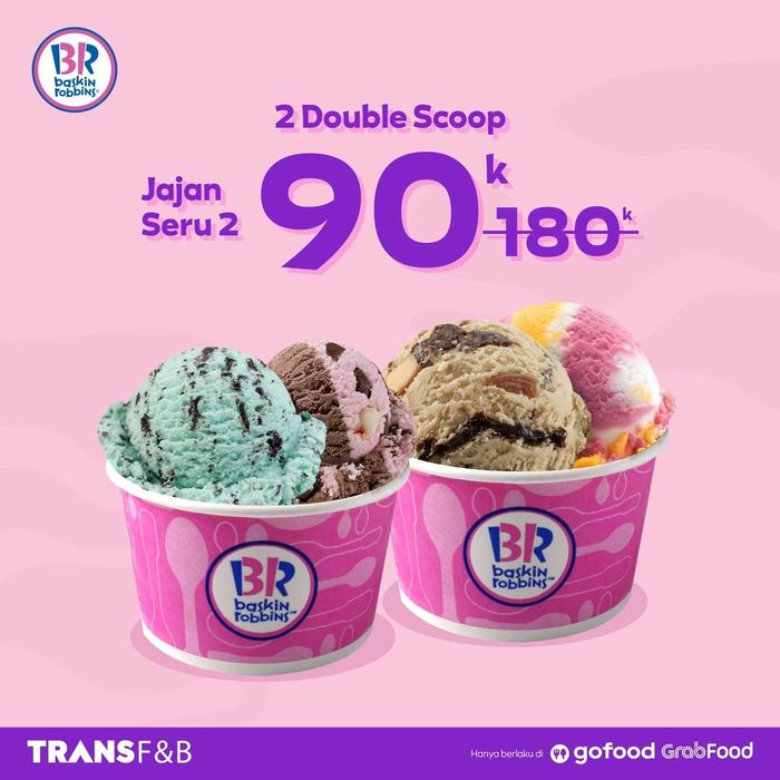 Kumpulan Promo Baskin Robbins Februari 2021, Diskon Manis Awal Bulan