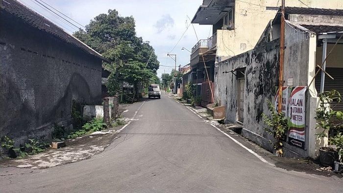 Penampakan Penampakan Jalan Arya Saloka di Gentan (Tribun Solo)
