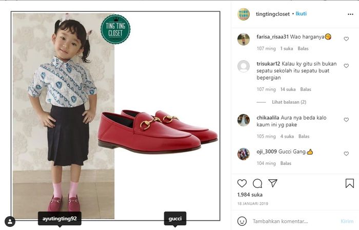 Harga Sepatu Sekolah Bilqis