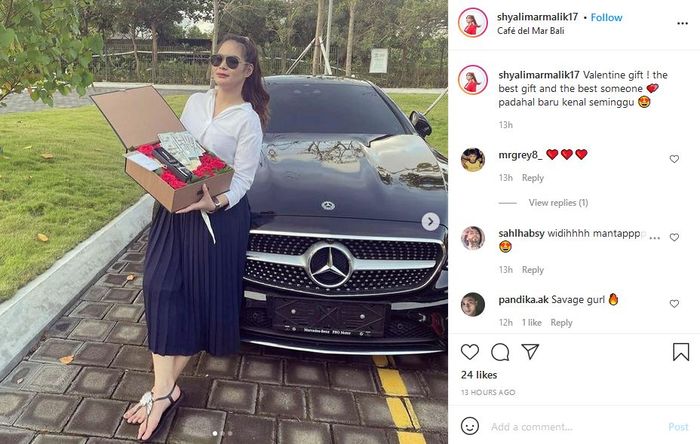 Shyalimar Malik dapat hadiah spesial dari kekasih barunya
