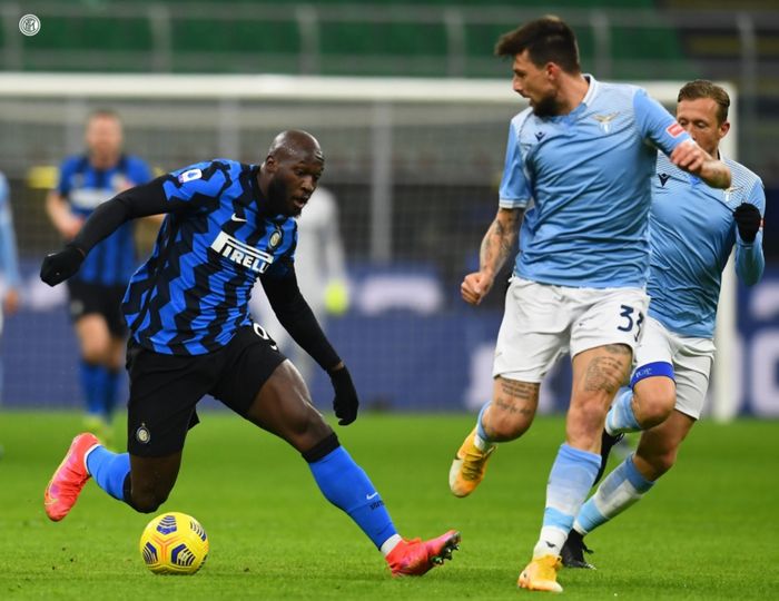 Inter Milan sukses menang 3-1 atas Lazio dalam lanjutan laga pekan ke-22 Liga Italia 2020-2021.