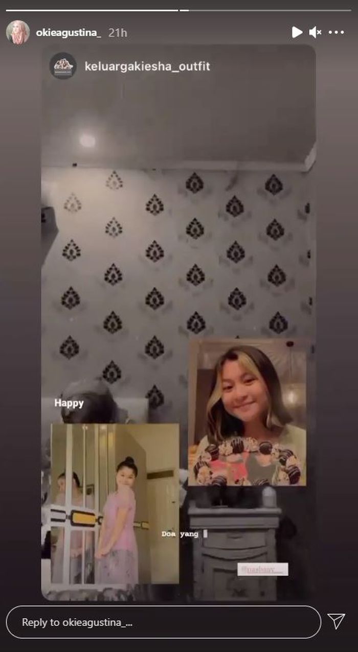 Penampakan kamar tidur keluarga Okie Agustina