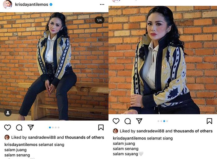 Postingan KD setelah Aurel dan Azriel Positif Covid 19