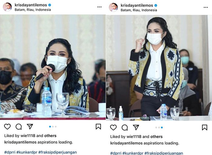 Postingan KD setelah Aurel dan Azriel Positif Covid 19 