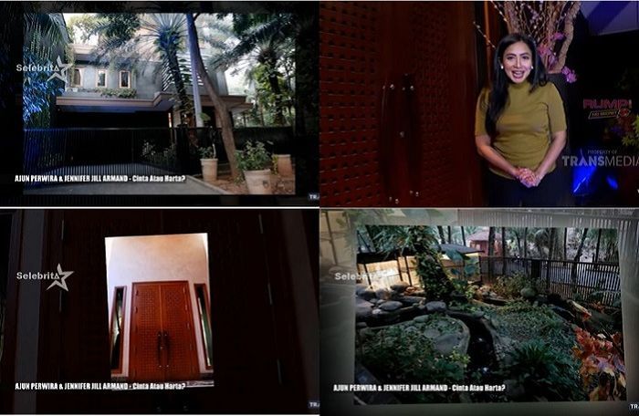 Tampilan depan rumah Jennifer Jill