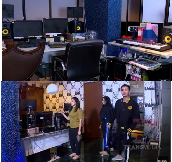 Studio musik di rumah Jennifer Jill