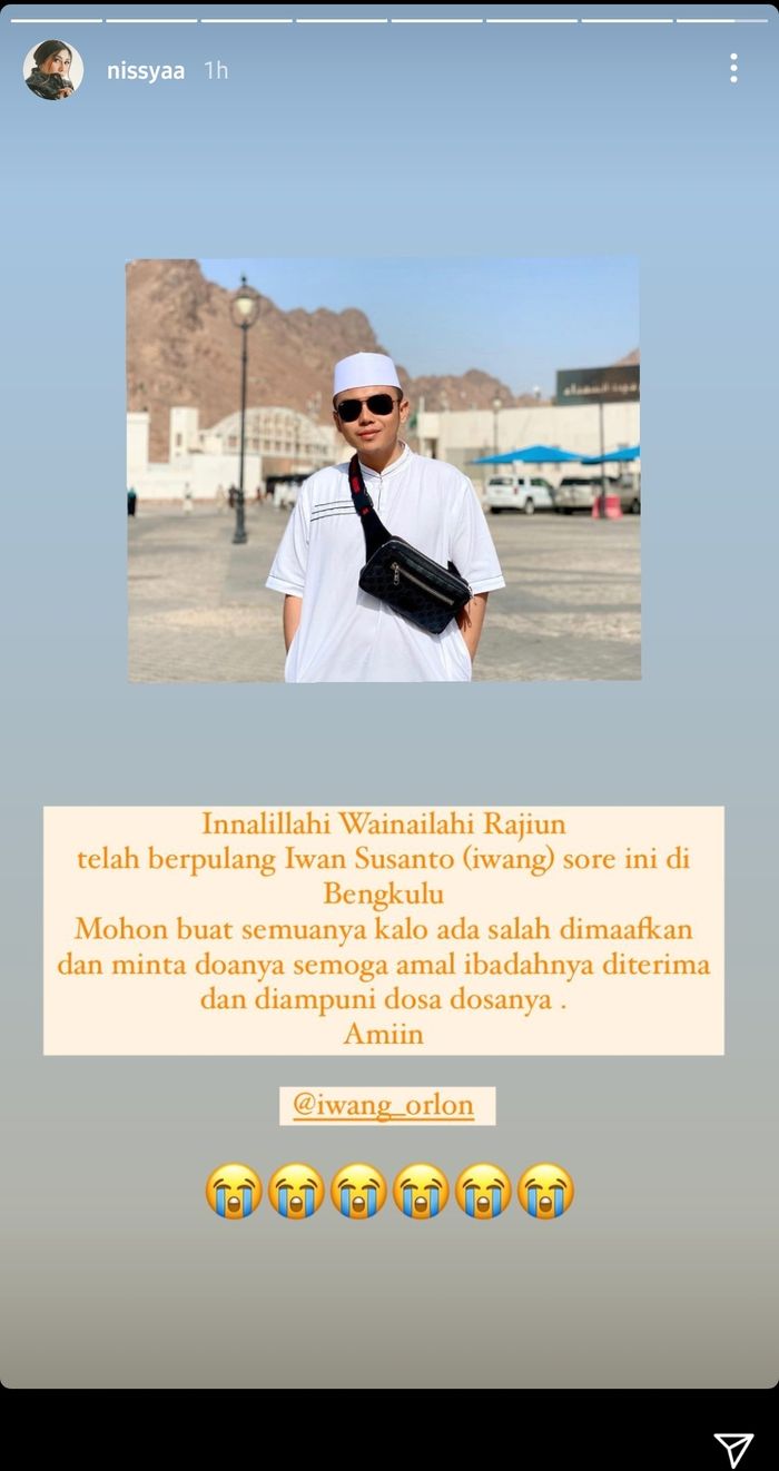 Aasisten adik raffi ahmad meninggal