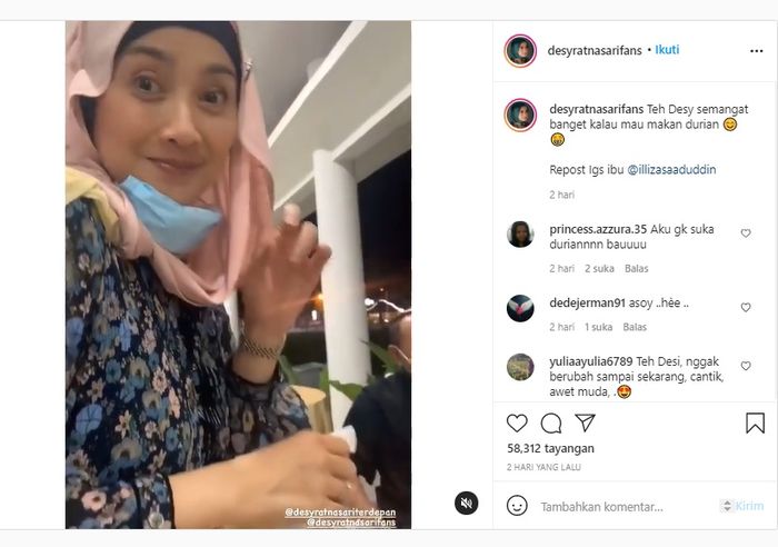TENGOK-LAH Aktivitas Desy Ratnasari, Rehat dari Anggota DPR, Semangat