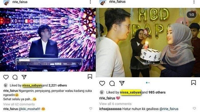 Nissa Sabyan gemar berikan like di foto Ririe Fairus dan Ayus Sabyan