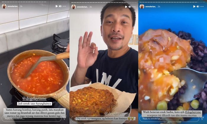 Enno Lerian Pamer Sang Suami Masak Fuyunghai, Yuk Contek Resep dari Ibu