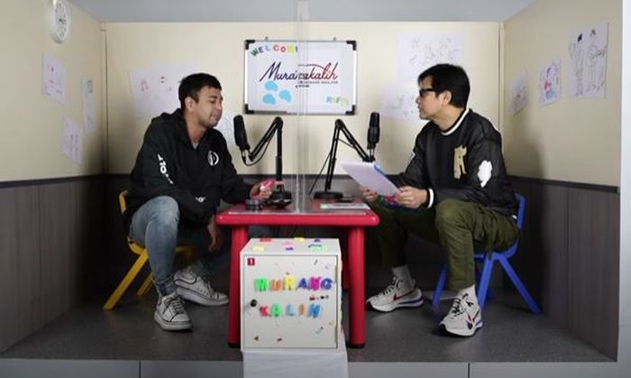 Raffi Ahmad saat menjadi bintang tamu podcast Armand Maulana