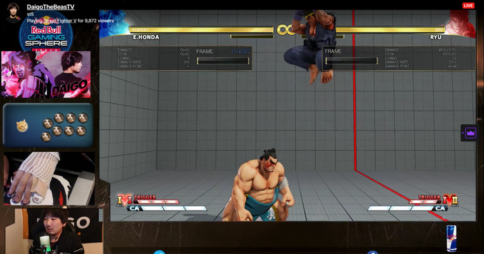 Daigo gameplay when fighting with a broken finger