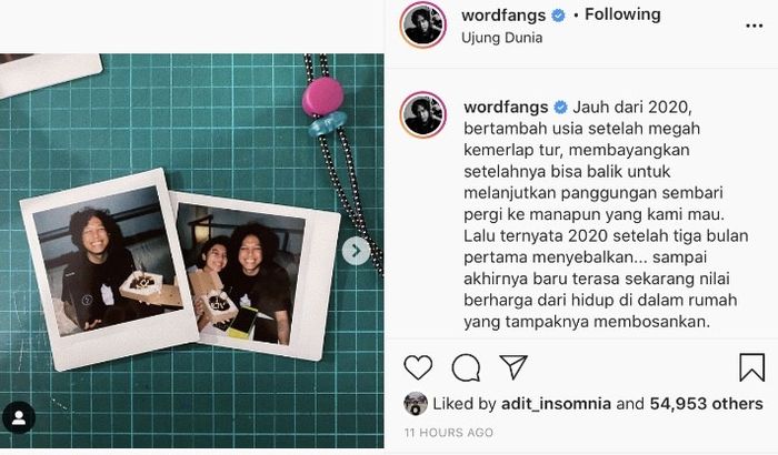 Baskara Putra merayakan ulang tahun secara sederhana