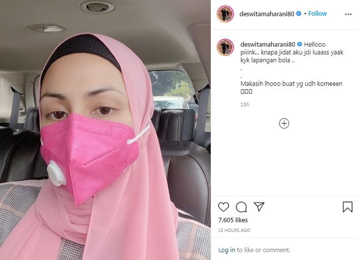 Penampilan baru Deswita Maharani yang jadi sorotan netizen