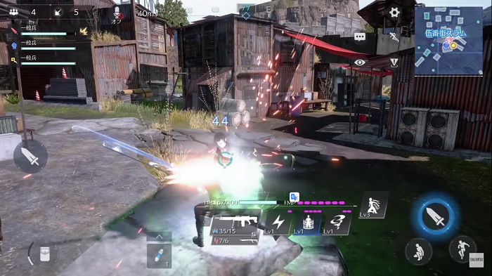 Gameplay in Final Fantasy VII: The First Soldier