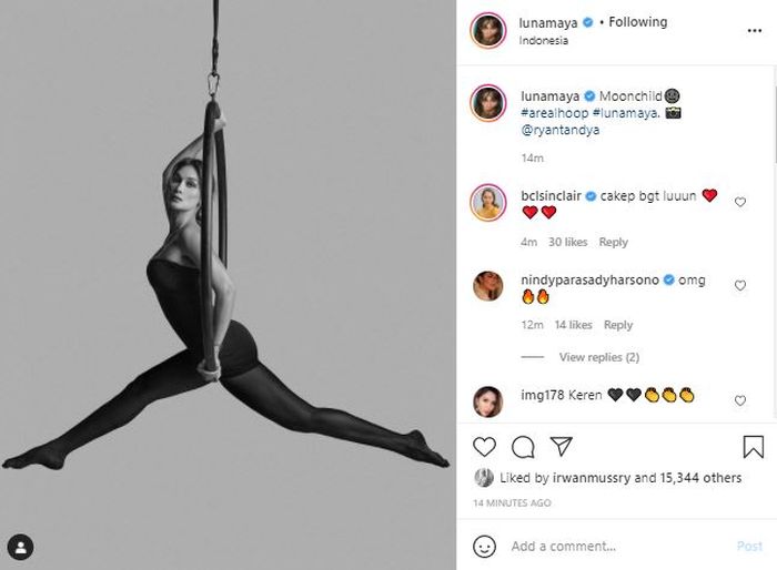 Foto <a href='https://kupang.tribunnews.com/tag/luna-maya' title='Luna Maya'>Luna Maya</a> yang jadi sorotan