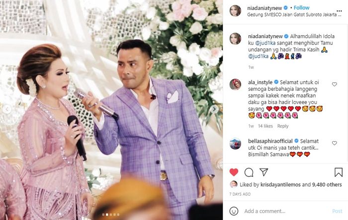 Nia Daniaty dan Judika