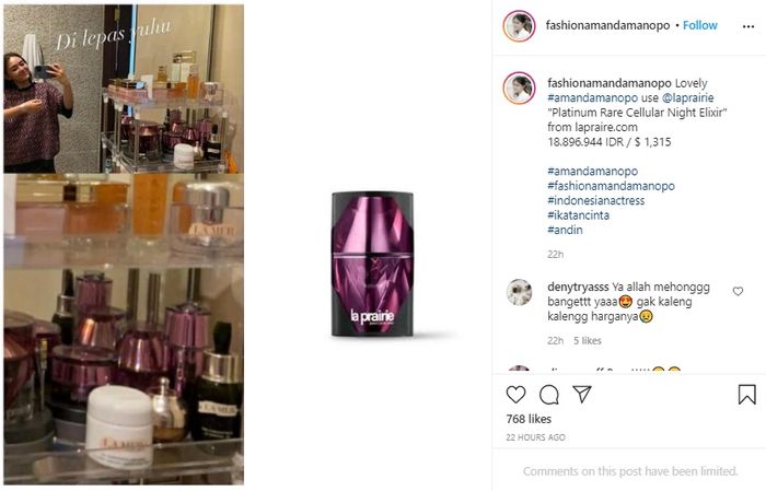 Skincare Amanda Manopo