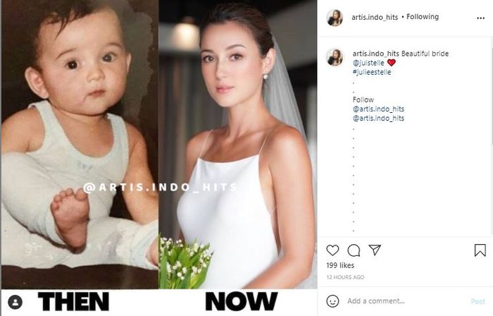 Foto bayi <a href='https://medan.tribunnews.com/tag/julie-estelle' title='Julie Estelle'>Julie Estelle</a> 