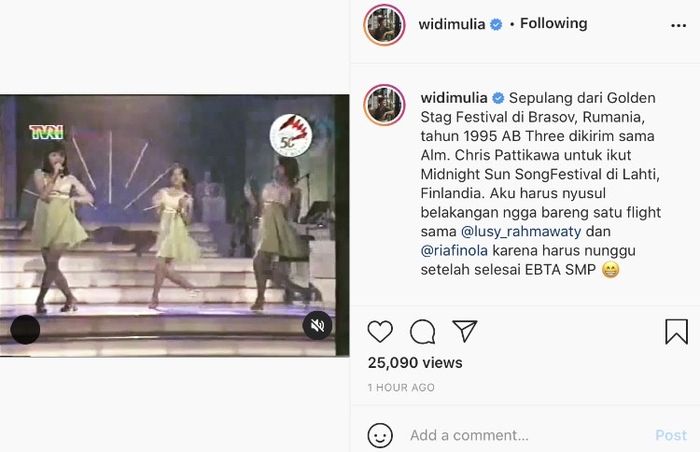 Widi Mulia merayakan Hari Musik Nasional
