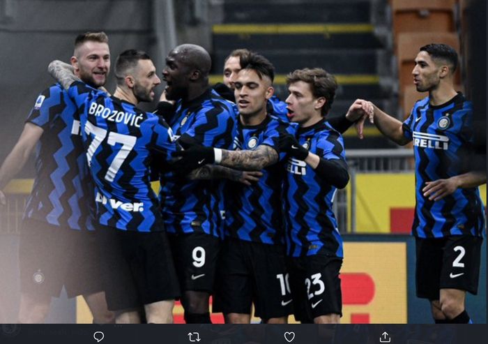 Inter Milan berhasil memetik kemenangan 1-0 atas Atalanta berkat gol tunggal Milan Skriniar.