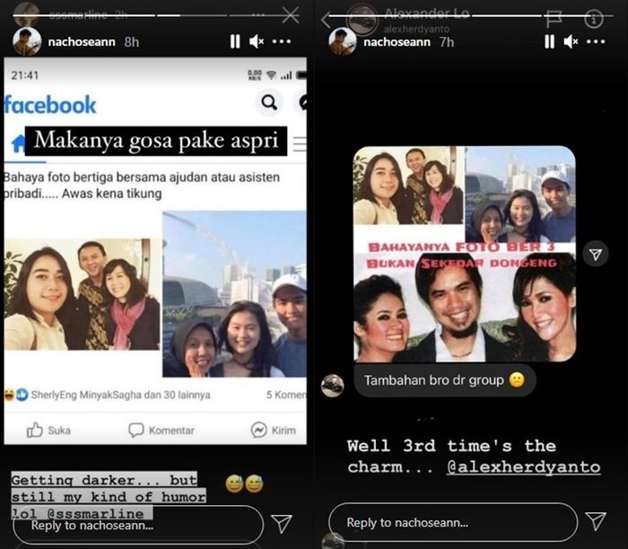 Nicholas Sean bereaksi saat Nadya Arifta disamakan dengan Puput Nastiti hingga Mulan Jameela