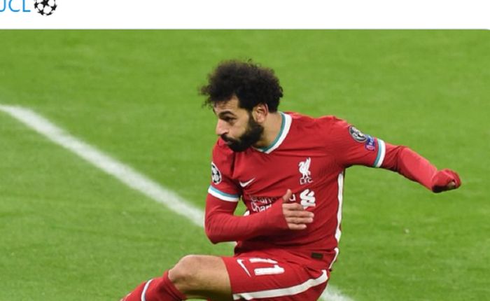 Mohamed Salah menjadi pahlawan kemenangan Liverpool saat melawan RB Leipzig dalam laga leg kedua babak 16 besar Liga Champions, Kamis (11/3/2021) pukul 03.00 WIB. 