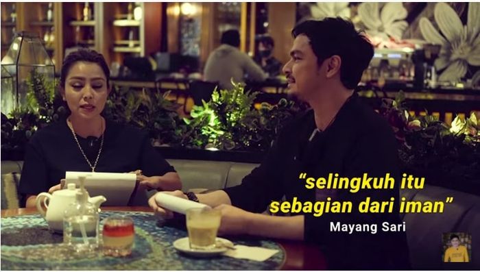 Mayangsari singgung soal perselingkuhan