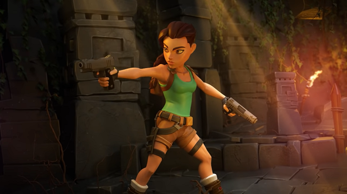 Lara Croft's character in Tomb Raider Reloaded.