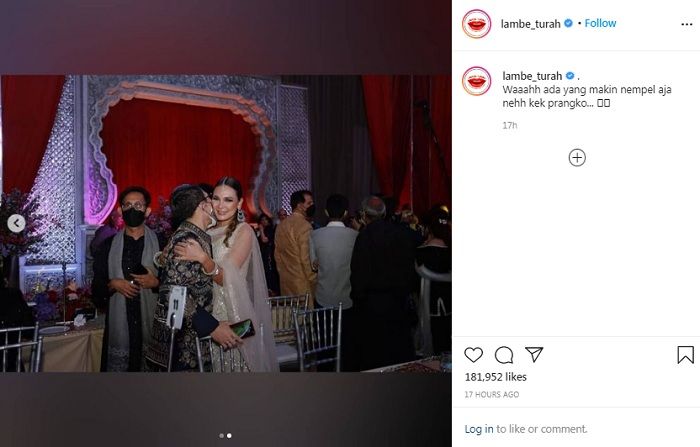 Kedekatan Luna Maya dan Otis Hajihary saat hadiri pernikahan produser film India