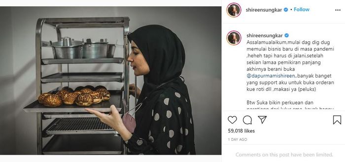 Unggahan Shireen Sungkar