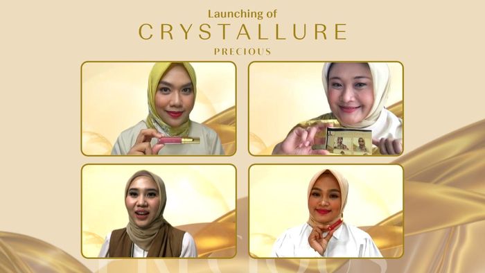 Peluncuran Crystallure Precious melalui Zoom, Rabu (17/03)