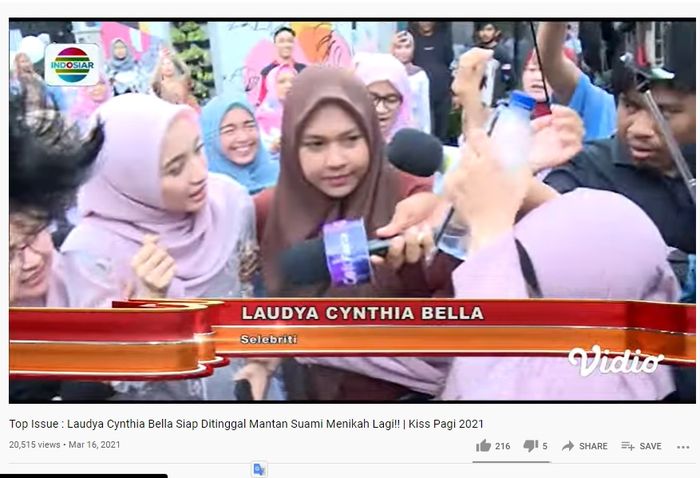 Laudya Cynthia Bella dikawal ketat saat bertemu awak media.