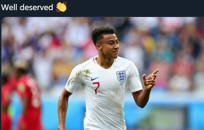 Jesse Lingard kembali masuk timnas Inggris setelah absen sejak 2019.