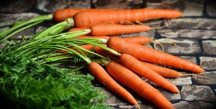 Selain bagus untuk mata, wortel juga bagus untuk menurunkan darah tinggi sehingga kondisi kesehatan normal.  