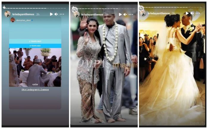 Ungghan <a href='https://kupang.tribunnews.com/tag/krisdayanti' title='Krisdayanti'>Krisdayanti</a> soal hari jadi pernikahannya dengan Raul Lemos