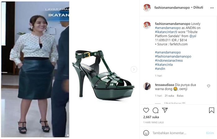 Pakai Sepatu Mewah Amanda Manopo Ikatan Cinta Dikritik Netizen Karena Berat Badannya Semua Halaman Stylo