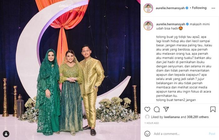 Unggahan Aurel Hermansyah