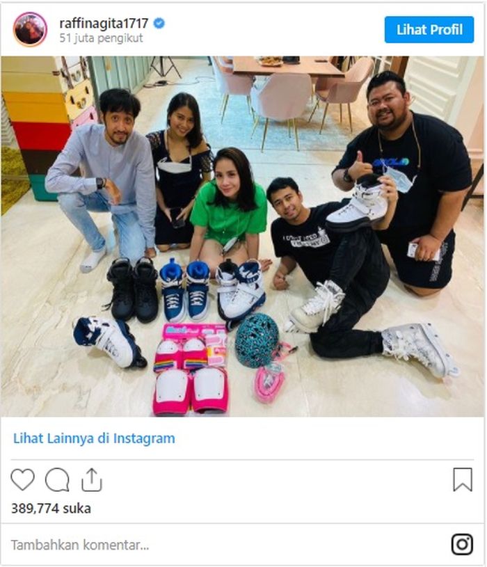 Thomas Nawilis bermain ke Andara bertemu Raffi Ahmad dan Nagita Slavina.