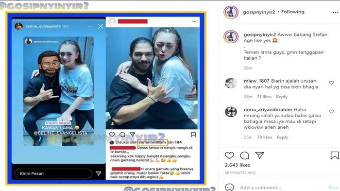 Celine dipangku sesosok pria yang diketahui teman lamanya.