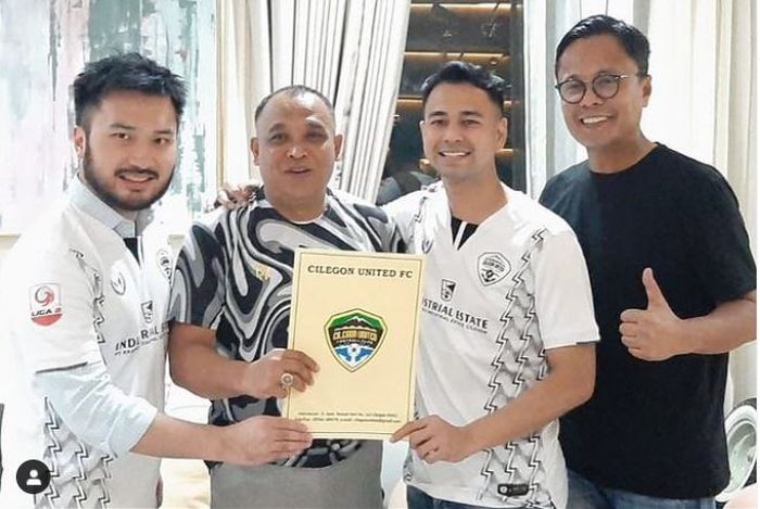 Artis papan atas Raffi Ahmad jadi pemilik klub Liga 2 2021, Cilegon United.