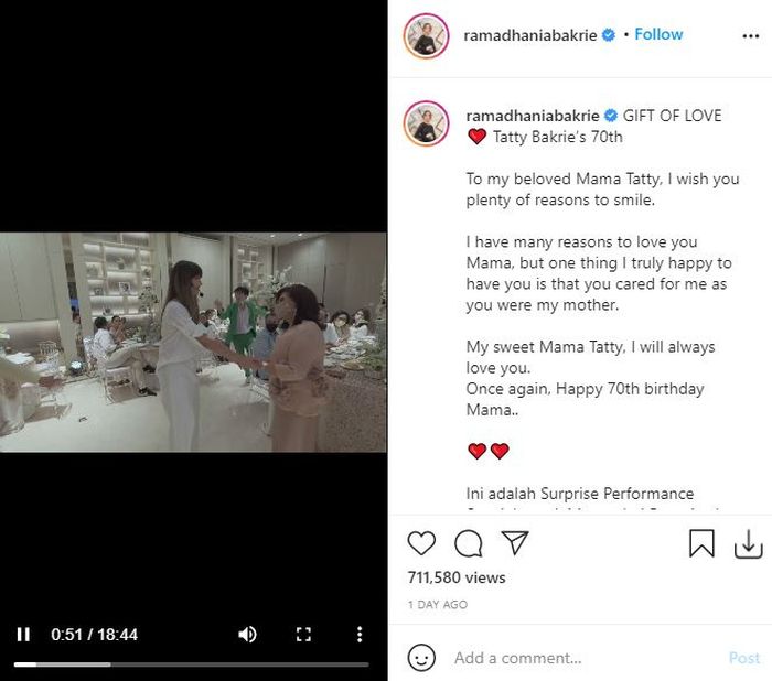 Nia Ramadhani tunjukkan keakrabannya dengan sang mama mertua